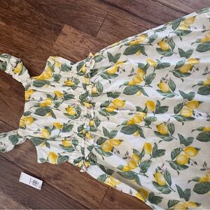 Lemon Print Sundress